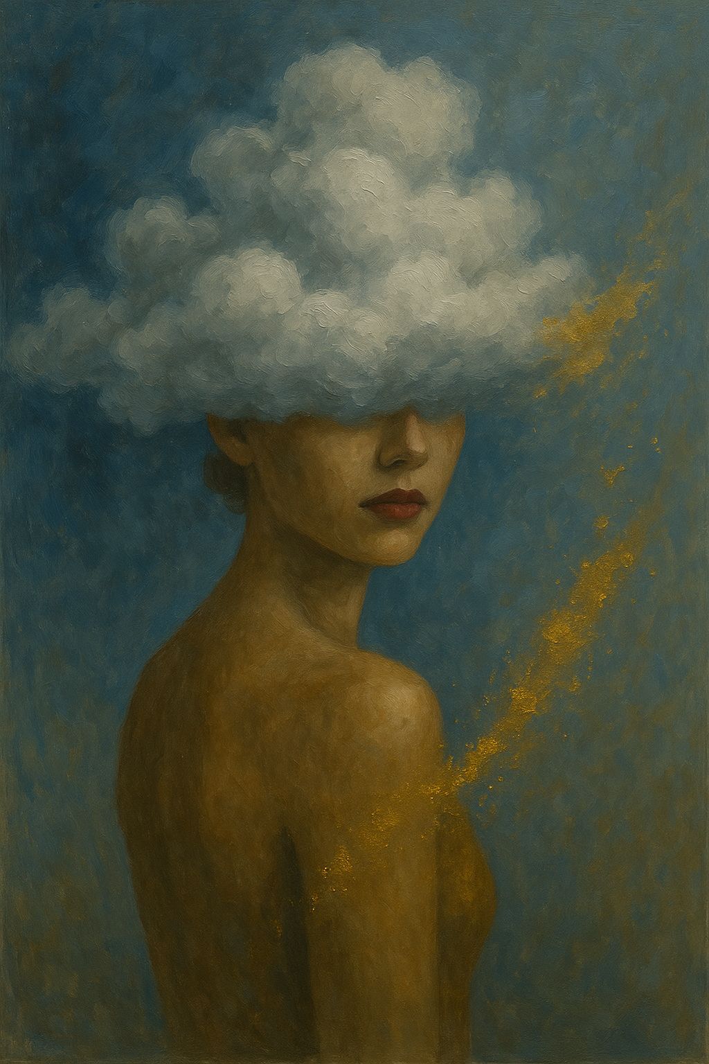 Quadro Entre Nuvens e Silêncios